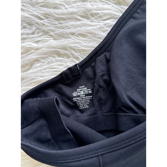 Dfyne Impact Longline Strappy Top Midnight Black Size Small - Picture 9 of 9